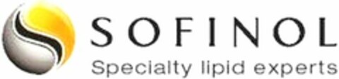 SOFINOL Specialty lipid experts Logo (WIPO, 03.05.2013)