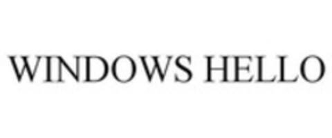 WINDOWS HELLO Logo (WIPO, 13.07.2015)