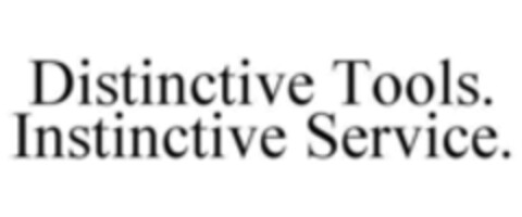 Distinctive Tools. Instinctive Service. Logo (WIPO, 08/17/2015)