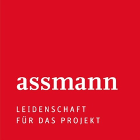 assmann LEIDENSCHAFT FÜR DAS PROJEKT Logo (WIPO, 23.05.2017)