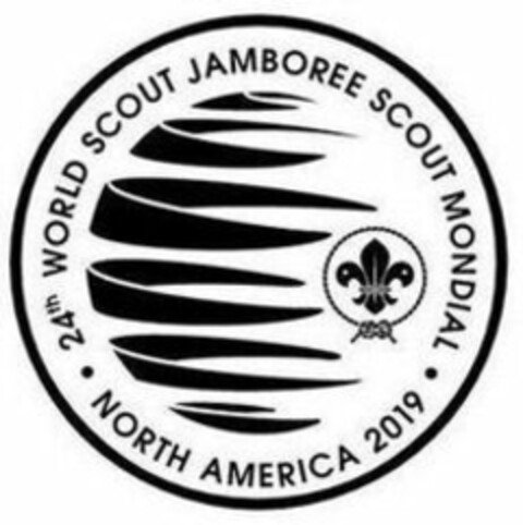 24TH WORLD SCOUT JAMBOREE SCOUT MONDIAL NORTH AMERICA 2019 Logo (WIPO, 27.09.2017)