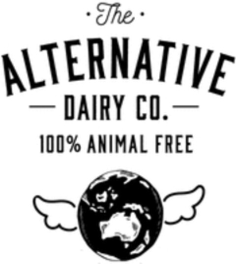 The ALTERNATIVE DAIRY CO. 100% ANIMAL FREE Logo (WIPO, 07.08.2018)