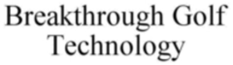 Breakthrough Golf Technology Logo (WIPO, 04/07/2019)