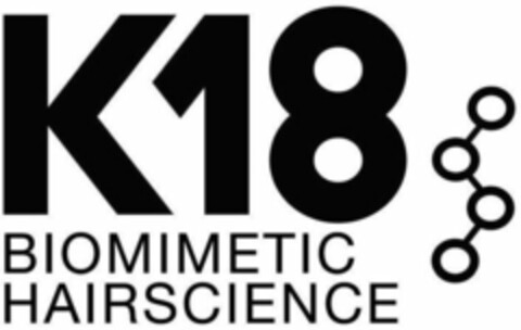 K18 BIOMIMETIC HAIRSCIENCE Logo (WIPO, 09/09/2020)