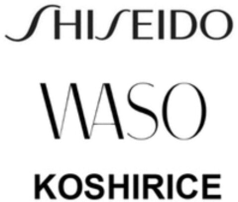 SHISEIDO WASO KOSHIRICE Logo (WIPO, 25.12.2020)