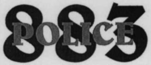 POLICE 883 Logo (WIPO, 03/07/1995)