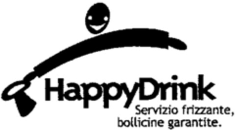 HappyDrink Servizio frizzante, bollicine garantite Logo (WIPO, 28.03.2001)