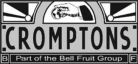 CROMPTONS B Part of the Bell Fruit Group F Logo (WIPO, 03/09/2010)