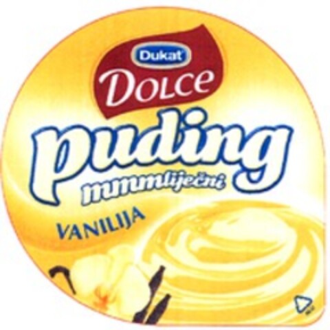 Dukat Dolce puding mmmlijecni VANILIJA Logo (WIPO, 25.08.2011)