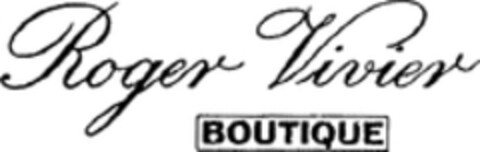 Roger Vivier BOUTIQUE Logo (WIPO, 29.08.1968)