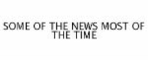 SOME OF THE NEWS MOST OF THE TIME Logo (WIPO, 02/05/2008)