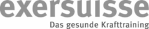 exersuisse Das gesunde Krafttraining Logo (WIPO, 05.02.2010)