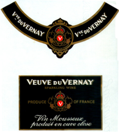 VEUVE DU VERNAY Logo (WIPO, 21.05.1971)