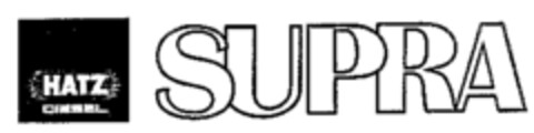 HATZ DIESEL SUPRA Logo (WIPO, 10.10.1989)
