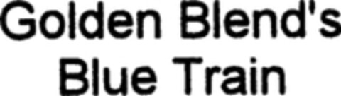 Golden Blend's Blue Train Logo (WIPO, 02/18/1999)