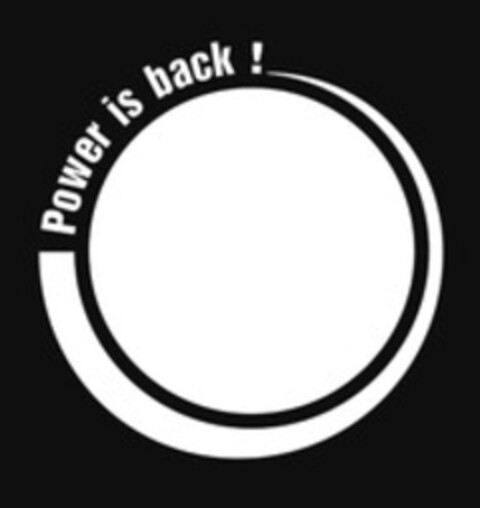 Power is back ! Logo (WIPO, 12.12.2007)