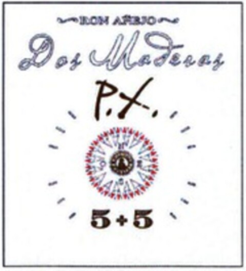 RON AÑEJO Dos Maderas P.X. 5 + 5 Logo (WIPO, 23.04.2009)