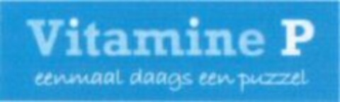 Vitamine P eenmaal daags een puzzel Logo (WIPO, 05.06.2009)