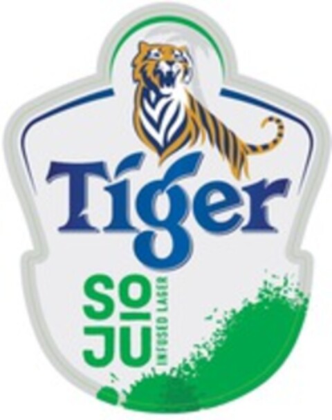 TIGER SOJU INFUSED LAGER Logo (WIPO, 03/27/2023)