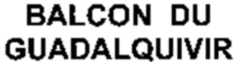 BALCON DU GUADALQUIVIR Logo (WIPO, 26.07.2005)