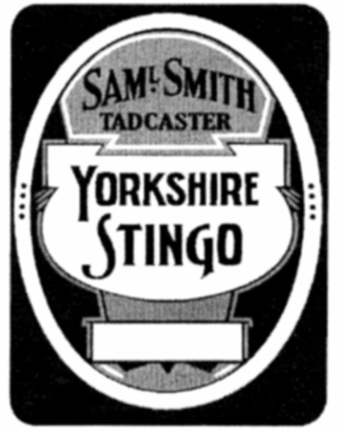 SAM L SMITH TADCASTER YORKSHIRE STINGO Logo (WIPO, 09/10/2008)