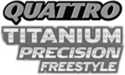 QUATTRO TITANIUM PRECISION FREESTYLE Logo (WIPO, 03/16/2009)