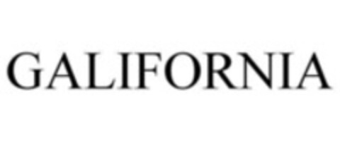 GALIFORNIA Logo (WIPO, 23.07.2015)