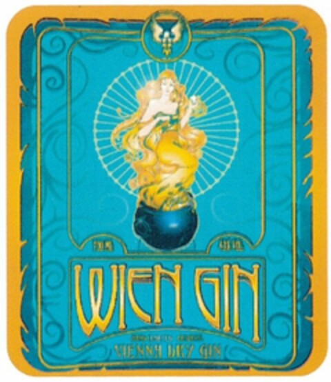 WIEN GIN VIENNA DRY GIN Logo (WIPO, 20.09.2017)