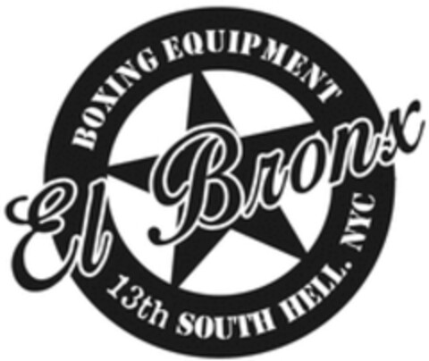 BOXING EQUIPMENT EL BRONX 13TH SOUTH HELL. NYC Logo (WIPO, 10/03/2019)