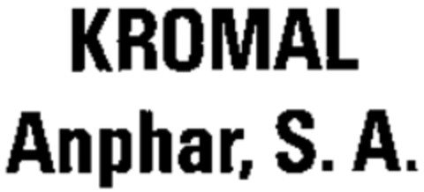 KROMAL Anphar, S.A. Logo (WIPO, 26.05.1978)
