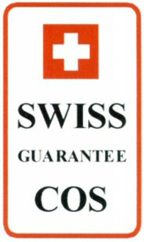 SWISS GUARANTEE COS Logo (WIPO, 10.03.1999)