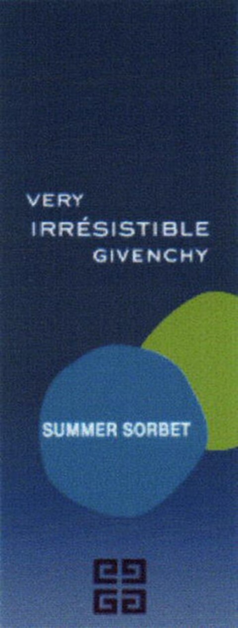 VERY IRRÉSISTIBLE GIVENCHY SUMMER SORBET Logo (WIPO, 30.09.2008)