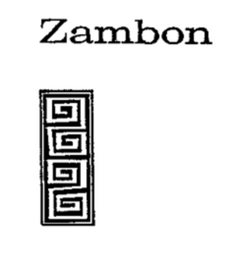 Zambon Logo (WIPO, 21.04.1969)