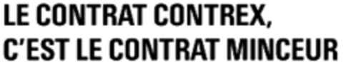 LE CONTRAT CONTREX, C'EST LE CONTRAT MINCEUR Logo (WIPO, 11/07/1988)