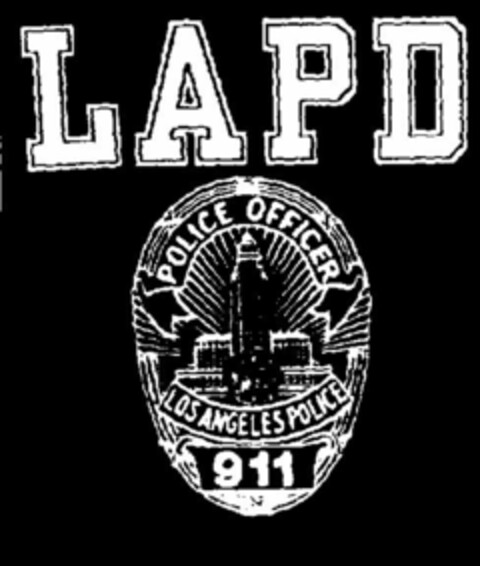 LAPD POLICE OFFICER LOS ANGELES POLICE 911 Logo (WIPO, 06/11/2007)