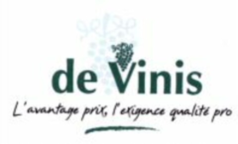 de Vinis L'avantage prix, l'exigence qualité pro Logo (WIPO, 12.06.2008)