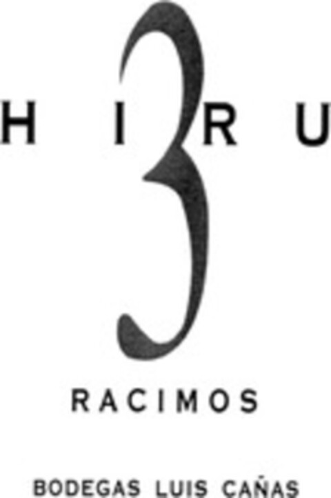 HIRU 3 RACIMOS BODEGAS LUIS CAÑAS Logo (WIPO, 03/17/2009)