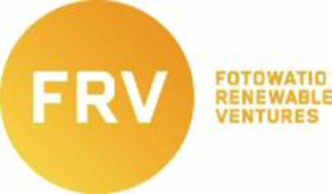 FRV FOTOWATIO RENEWABLE VENTURES Logo (WIPO, 08/06/2010)