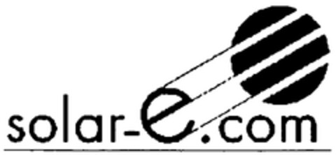 solar-e.com Logo (WIPO, 03.11.2006)