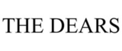 THE DEARS Logo (WIPO, 12/09/2014)