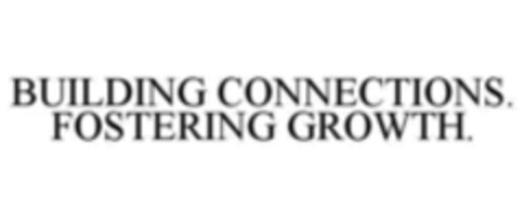 BUILDING CONNECTIONS. FOSTERING GROWTH. Logo (WIPO, 24.08.2015)