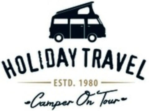 HOLIDAY TRAVEL ESTD. 1980 Camper On Tour Logo (WIPO, 02/10/2017)