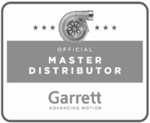 Garrett OFFICIAL MASTER DISTRIBUTOR Garrett ADVANCING MOTION Logo (WIPO, 21.01.2019)