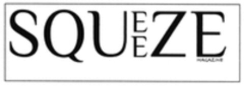 SQUEEZE MAGAZINE Logo (WIPO, 11/19/2018)