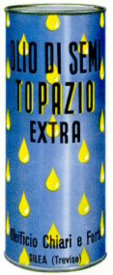 OLIO DI SEMI TOPAZIO EXTRA Logo (WIPO, 12/23/1964)