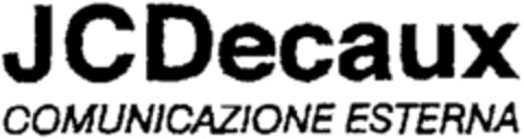 JCDecaux COMUNICAZIONE ESTERNA Logo (WIPO, 21.06.2000)