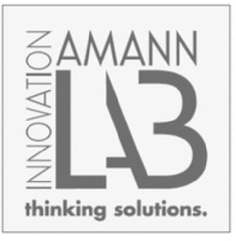 AMANN INNOVATION LAB thinking solutions. Logo (WIPO, 15.09.2017)