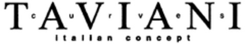 TAVIANI curves italian concept Logo (WIPO, 12.03.2008)