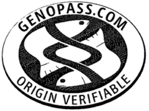 GENOPASS.COM ORIGIN VERIFIABLE Logo (WIPO, 30.07.2009)