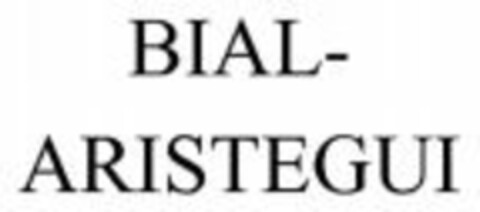 BIAL-ARISTEGUI Logo (WIPO, 17.05.2011)